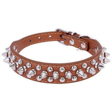 Punk Style Spiked Leather Dog Collar