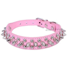 Punk Style Spiked Leather Dog Collar