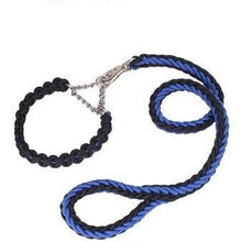 Martingale Braided Dog Collar With Solid Hand-Made Leash