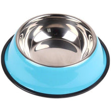 Stainless Steel Colored Dog Bowl