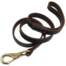 Heavy Duty Genuine Leather Dog Leash