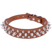 Punk Style Spiked Leather Dog Collar