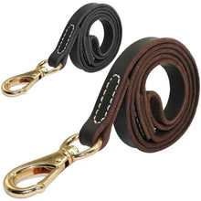Heavy Duty Genuine Leather Dog Leash